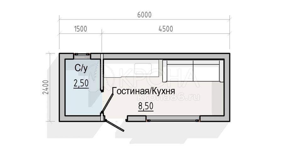 Проект дома СМ001