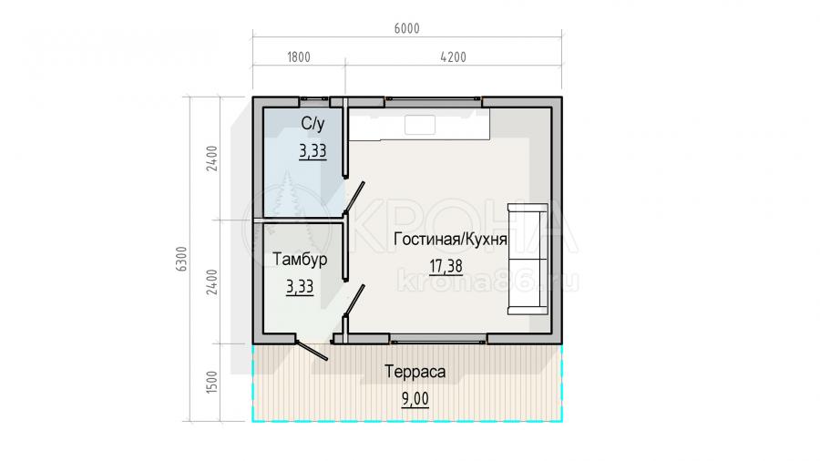 Проект дома СМ012